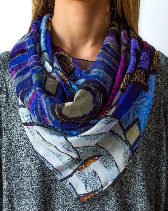 Village Silk Scarf