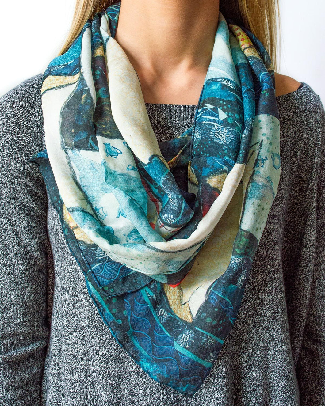 Sailboats Scarf