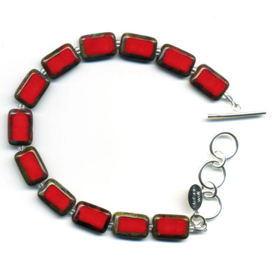 Trilogy Bracelet Red 1 Strand