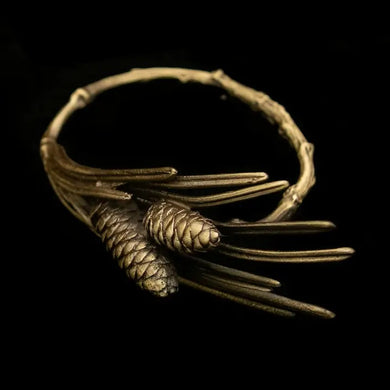 Pine Branch Napkin Rings, Set of 4