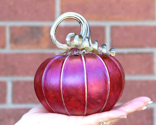 Medium Pumpkin in Merlot