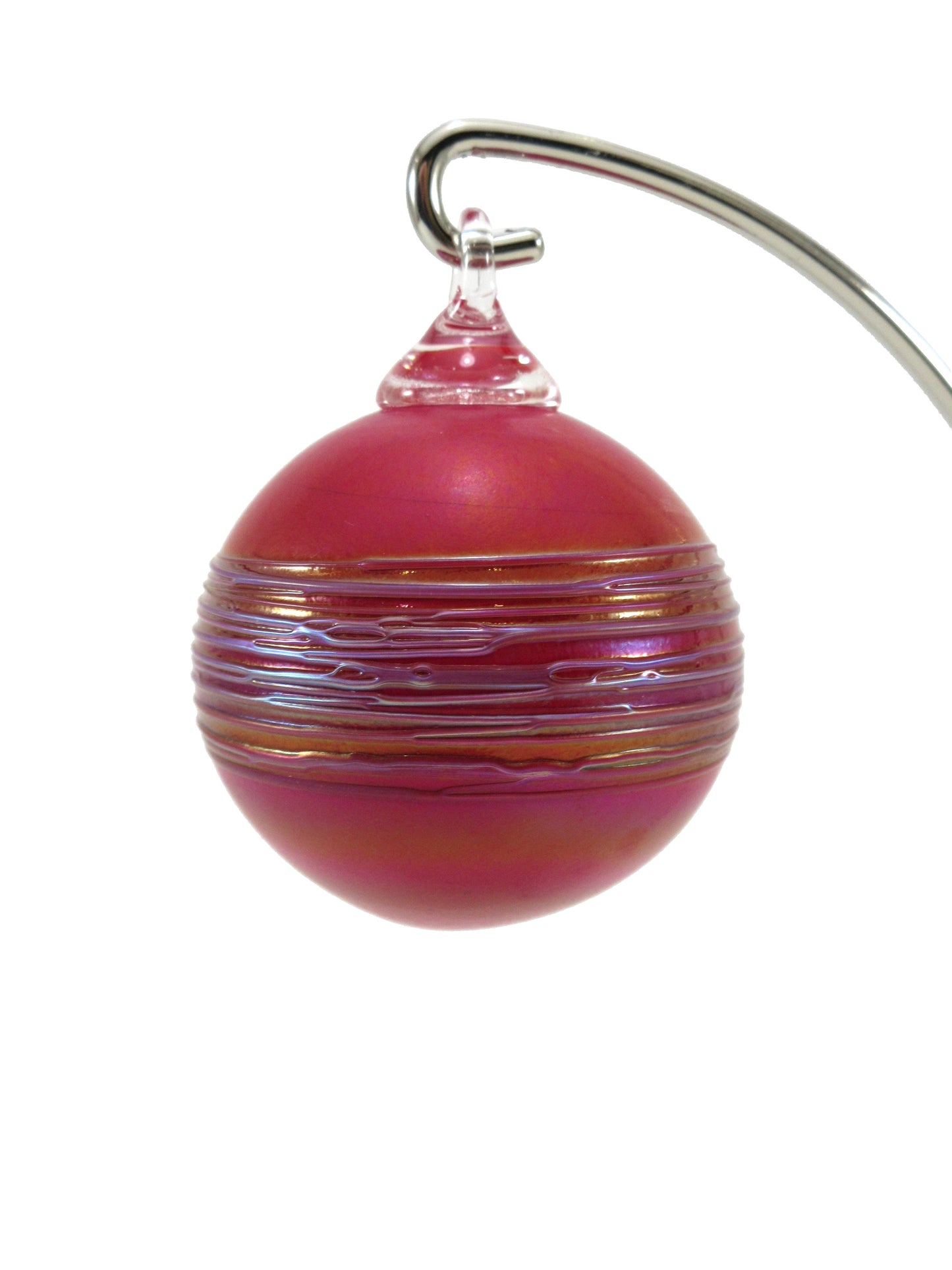 Shimmer Ornament Garnet Red
