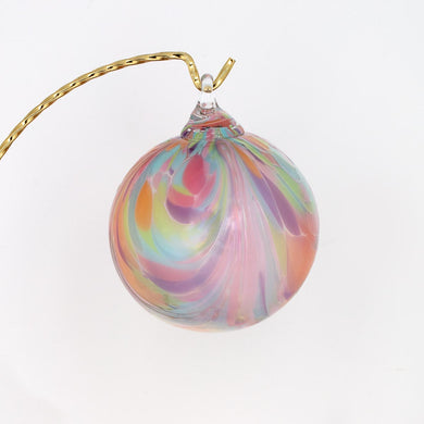 Salt Water Taffy Feathered Ornament