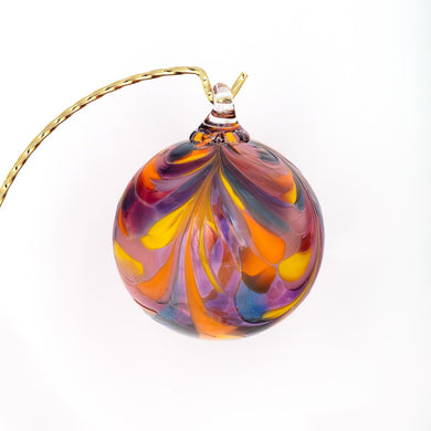 Maui Sunset Feathered Ornament