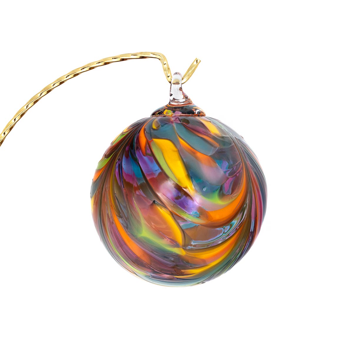 Coral Reef Feathered Ornament