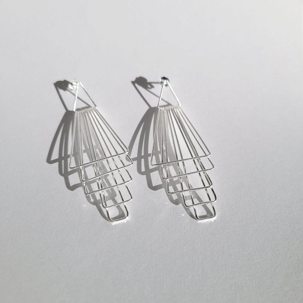 Reflection Earrings Sterling Silver