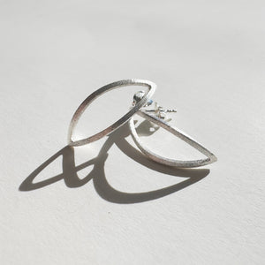 Gianna Curved Stud Earrings