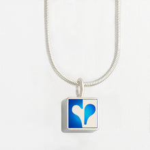 Load image into Gallery viewer, Blue Mini Heart Necklace