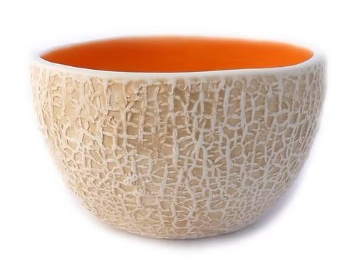 Tall Cantaloupe Bowl