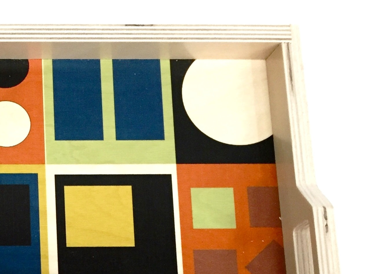 Serving Tray, Alexander in Teal
