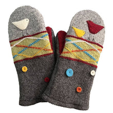 Load image into Gallery viewer, Mittens, Tweed Bird