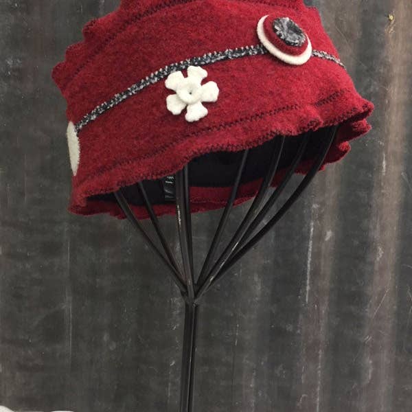 Headband, Red Snowflake