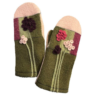 Mittens, Blossom Wool