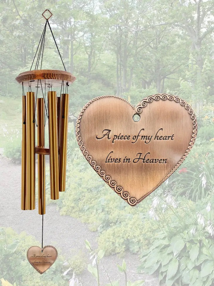 Piece of My Heart Sympathy Wind Chimes