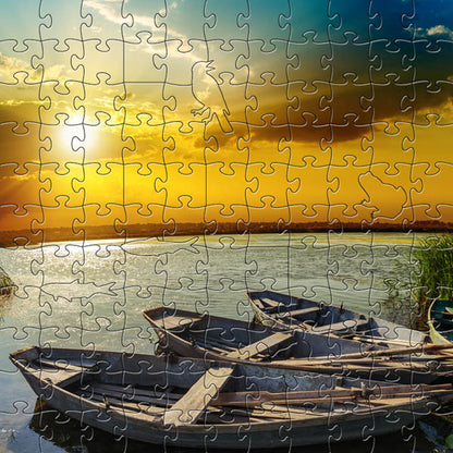 River Sunset Small Puzzle