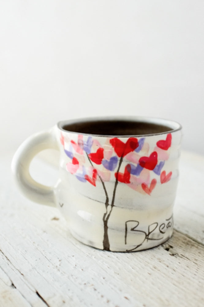"Breathe" Love Tree Mug
