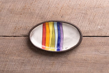 Load image into Gallery viewer, Rainbow Mini Oval Tray