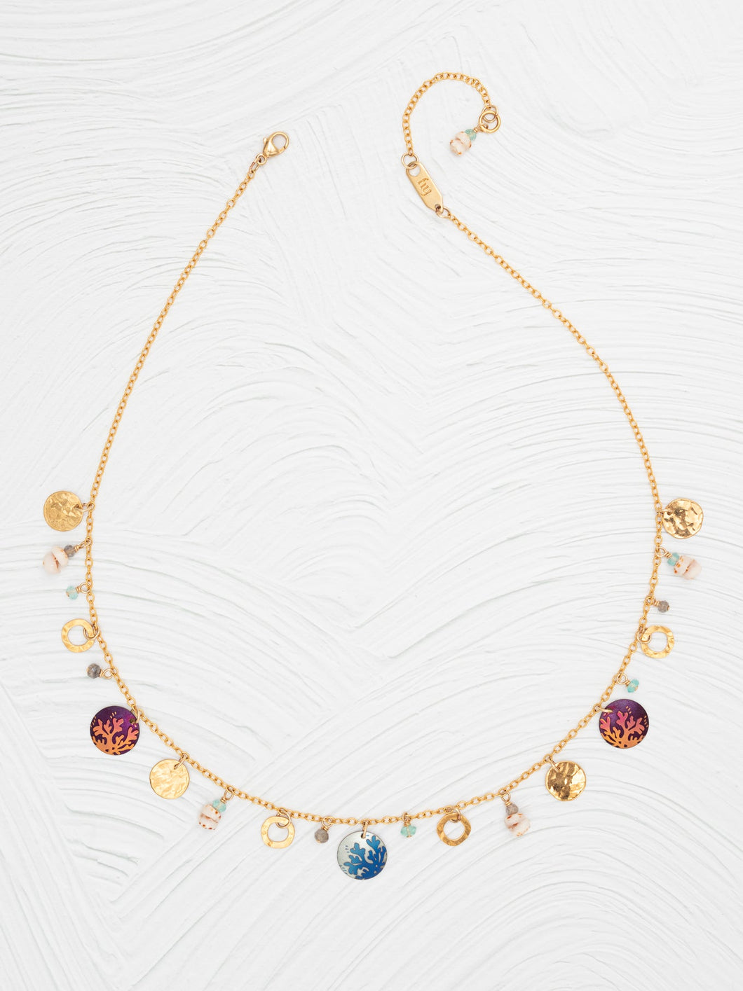 Neck, Coral Reef Multi Gold