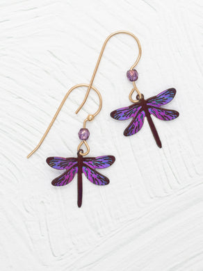 Dragonfly Dreams Earrings Violet Skies