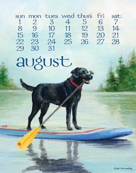 2027 Dog Days Calendar 5X7"