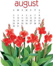 Load image into Gallery viewer, 2025 Flowers Calendar 5 X 7