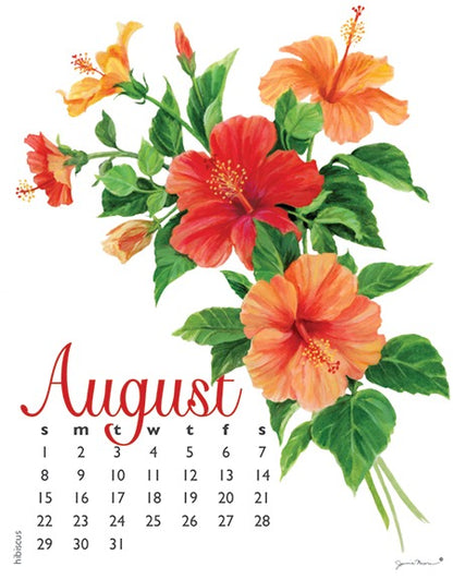 2027 Flowers Calendar 11X14