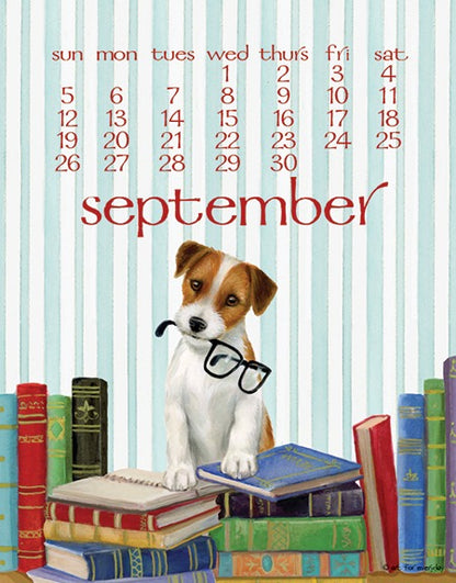2027 Dog Days Calendar 5X7"