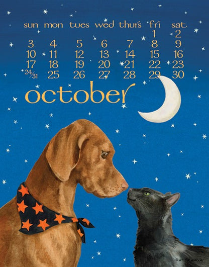 2027 Dog Days Spiral 5X7 Inch Calendar