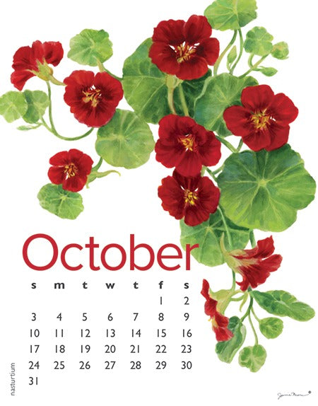 2027 Flowers Calendar 11X14