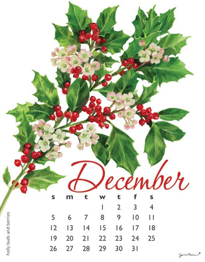 2027 Flowers Calendar 11X14
