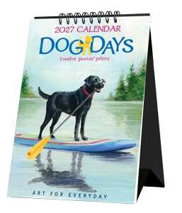 2027 Dog Days Spiral 5X7 Inch Calendar