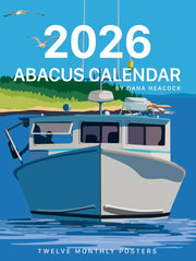 2026 Abacus Calendar 11 X 14