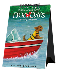 2026 Dog Days Spiral 5X7 Inch Calendar