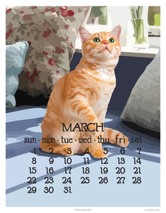 2026 Abacus Calendar 5 X 7 Flip