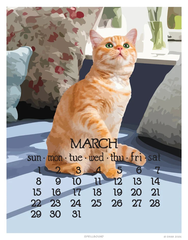 2026 Abacus Calendar 5 X 7