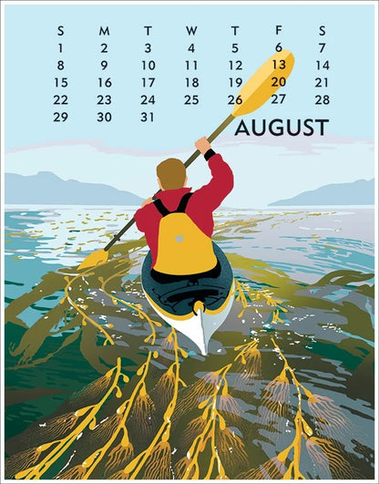 2027 Linnea Desktop Calendar