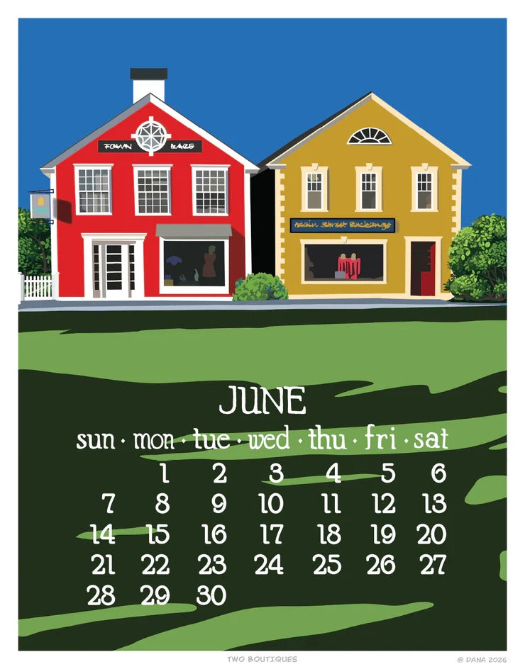 2026 Abacus Calendar 5 X 7 Flip