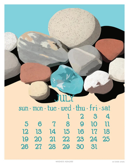 2026 Abacus Calendar 5 X 7