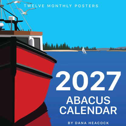 2027 Abacus Calendar 5 X 7