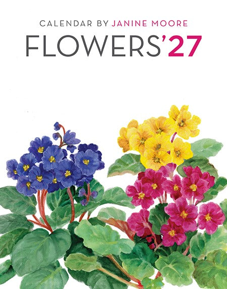 2027 Flowers Calendar 11X14