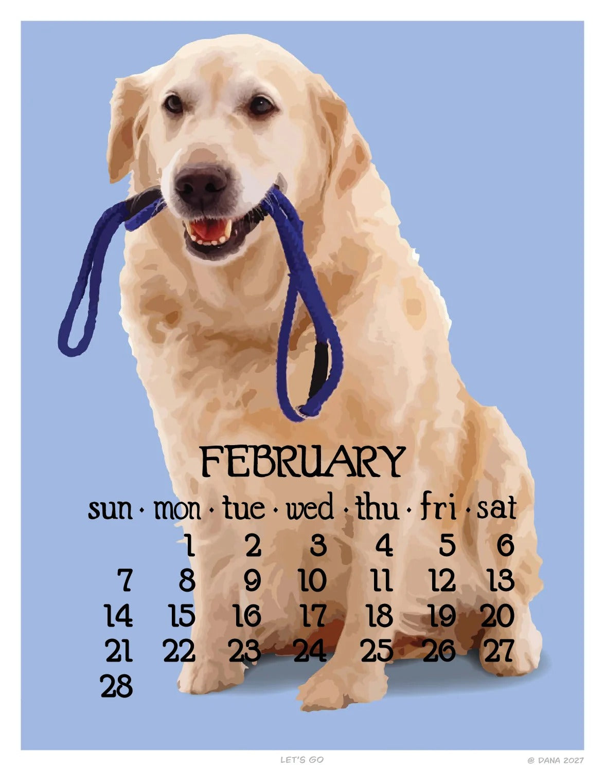 2027 Abacus Calendar 5 X 7