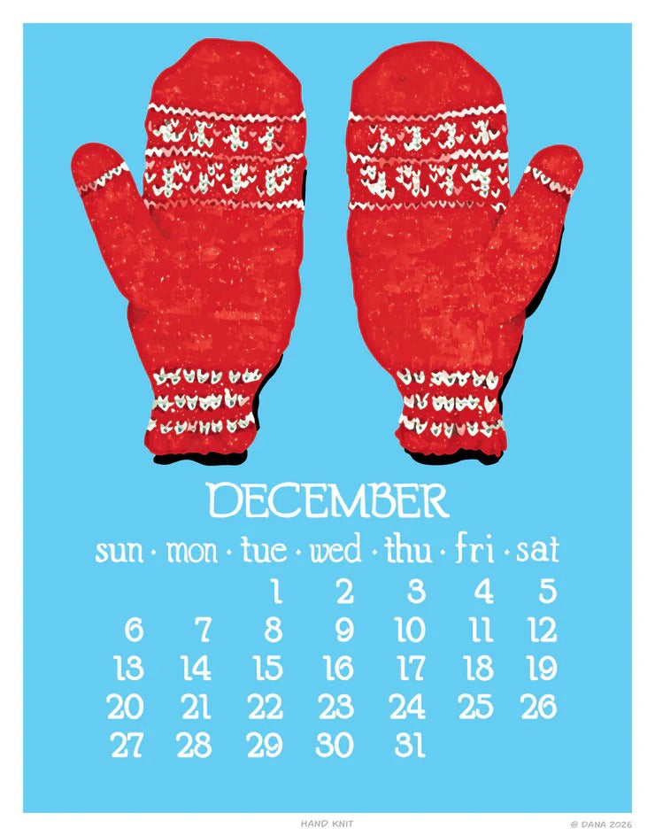 2026 Abacus Calendar 5 X 7 Flip