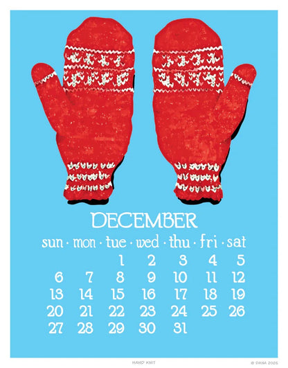 2026 Abacus Calendar 5 X 7