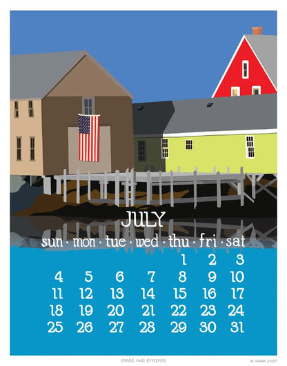 2027 Abacus Calendar 11 X 14