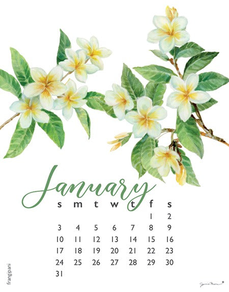 2027 Flowers Calendar 11X14