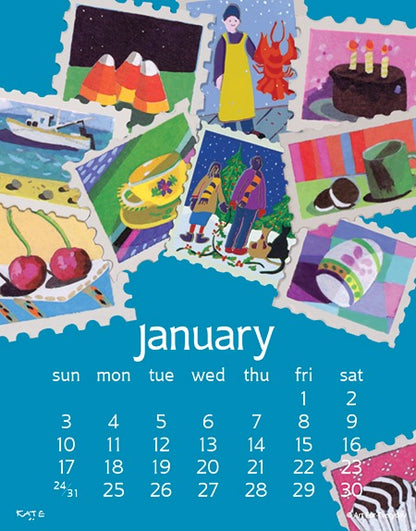2027 Kate Libby Calendar Spiral Bound 5 X 7