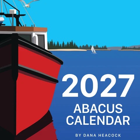 2027 Abacus Calendar 11 X 14