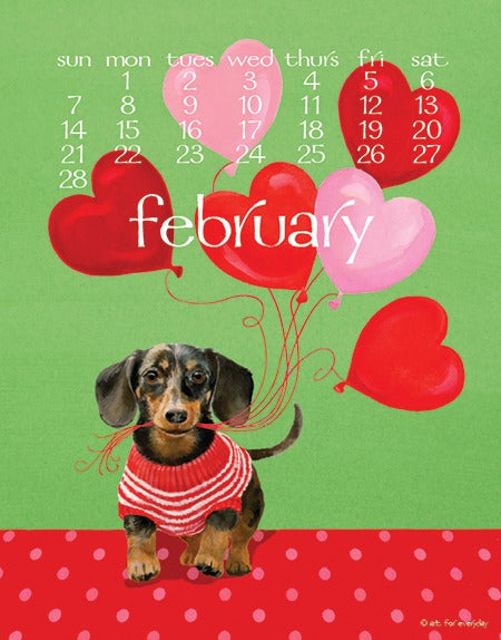 2027 Dog Days Calendar 5X7"