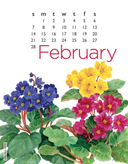 2027 Flowers Calendar 11X14