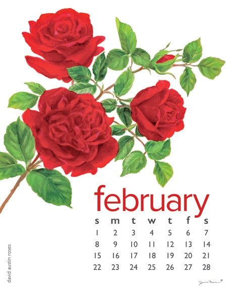 2026 Flower Spiral Desk 5X7 Inch Calendar